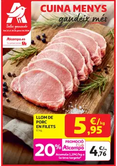 Vista previa Alcampo - Superstore Cat válido desde el 15.01.2026