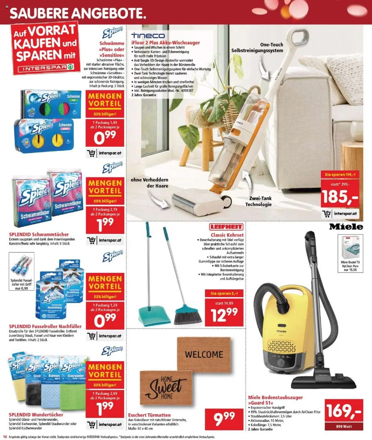 Interspar Flugblatt - Burgenland Nord gültig ab 09.10.2025 | Seite: 18 | Produkte: Wasser