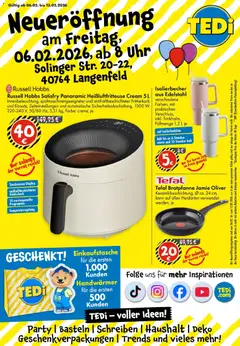 TEDi - TEDi Neueröffnung Langenfeld (Rheinland) ab 06.02.2026 gültig