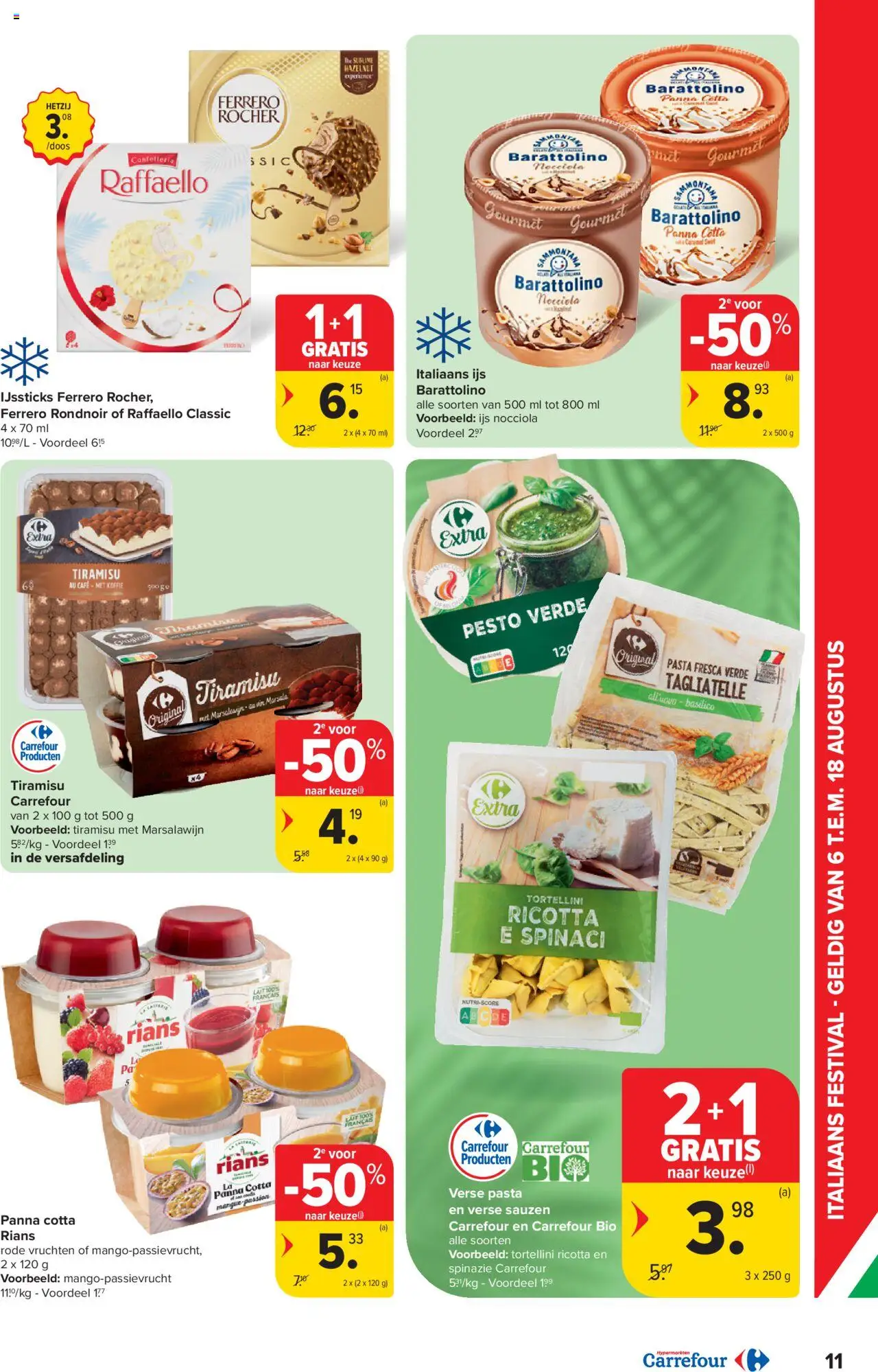 | Pagina: 11 | Producten: Pasta, Tabletek, Ricotta, Koffie