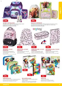 POMPO katalog Zpátky do školy od 25.07.2025 | Strana: 9 | Produkty: Kufřík, Sešity, Aktovka, Sáček