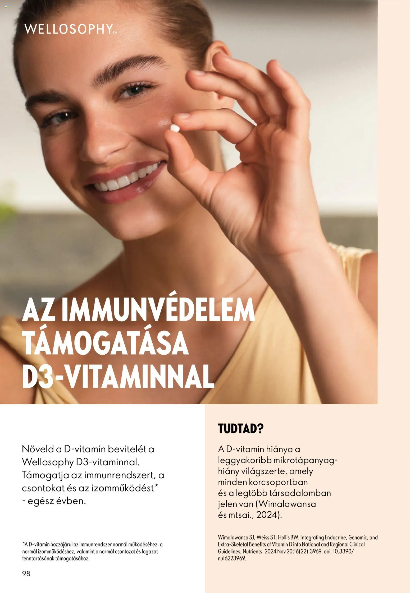 Oriflame akciós ujság - amely érvényes a következő dátumtól: 22.10.2025 | Oldal: 98 | Termékek: Vitamin d