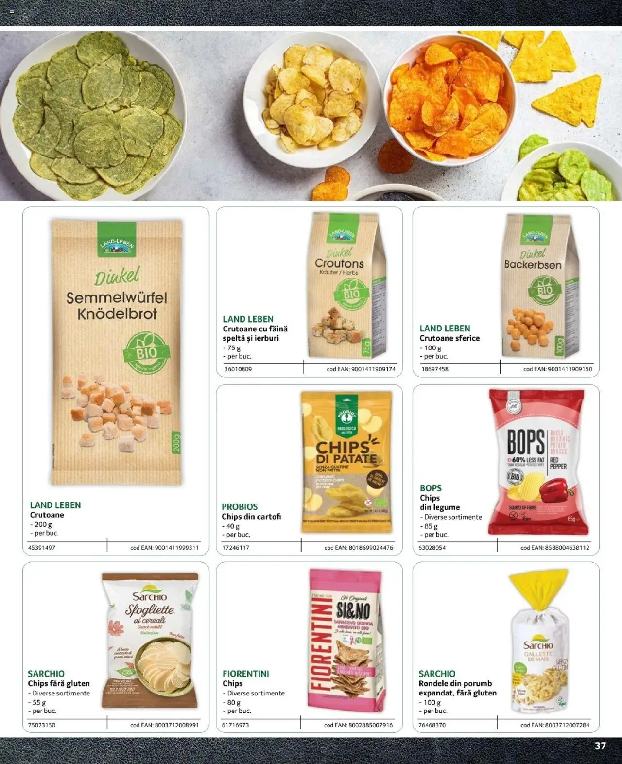 Noul catalog Selgros – valabil de la 09.02.2024 | Pagină: 37 | Produse: Făină, Porumb, Cartofi, Legume