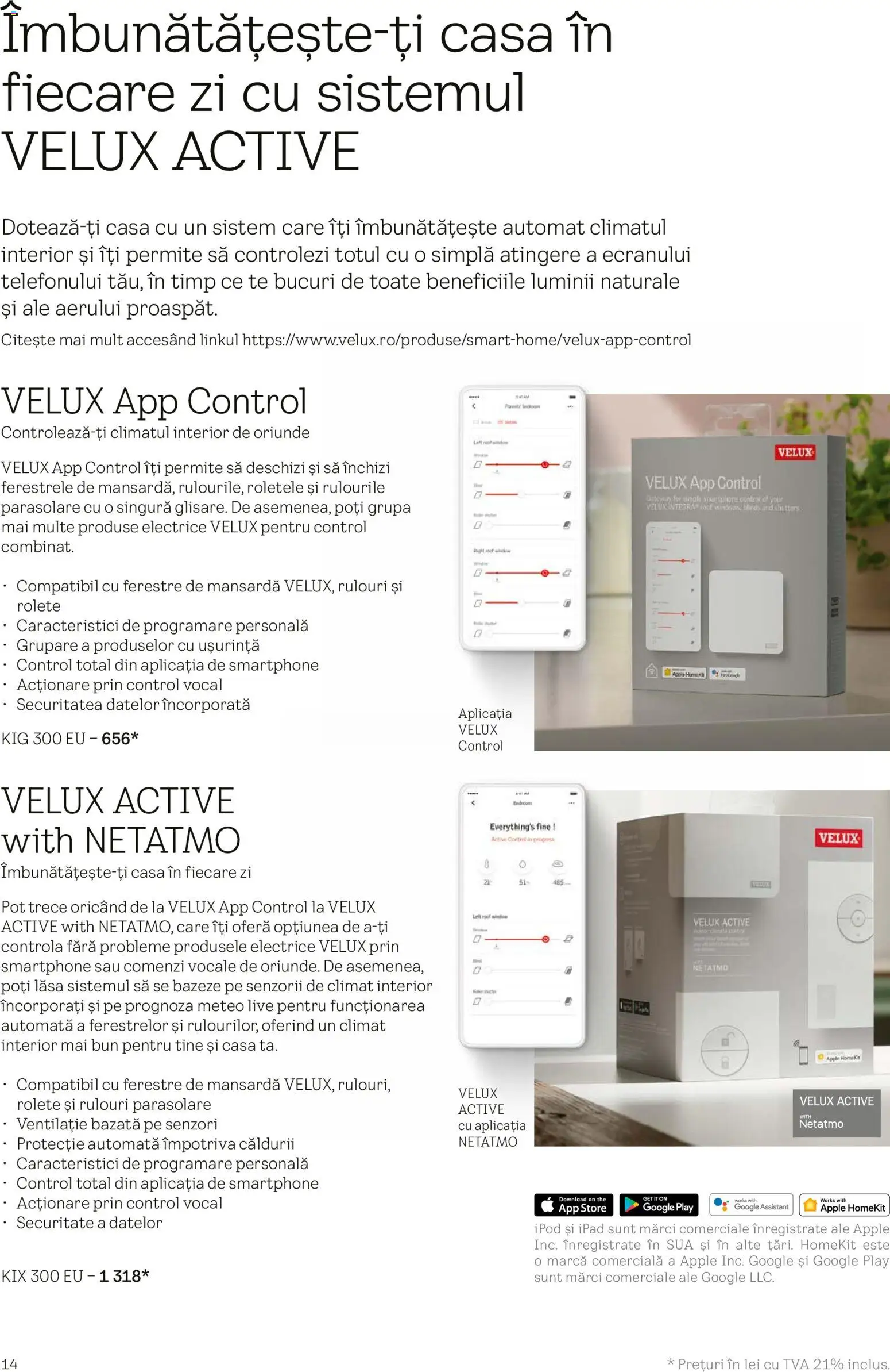Noul catalog Velux – valabil de la 03.02.2026 | Pagină: 14 | Produse: Smartphone, Apple