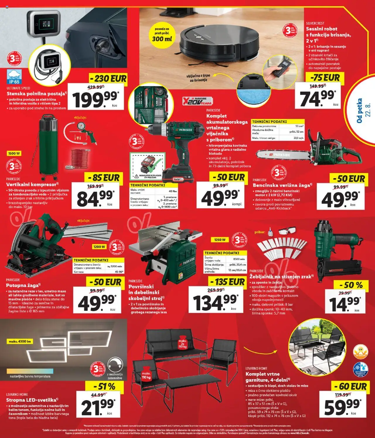 Lidl katalog │ velja od 21.08.2025 | Stran: 3 | Izdelki: Pribor, Okvir, Robot, Miza