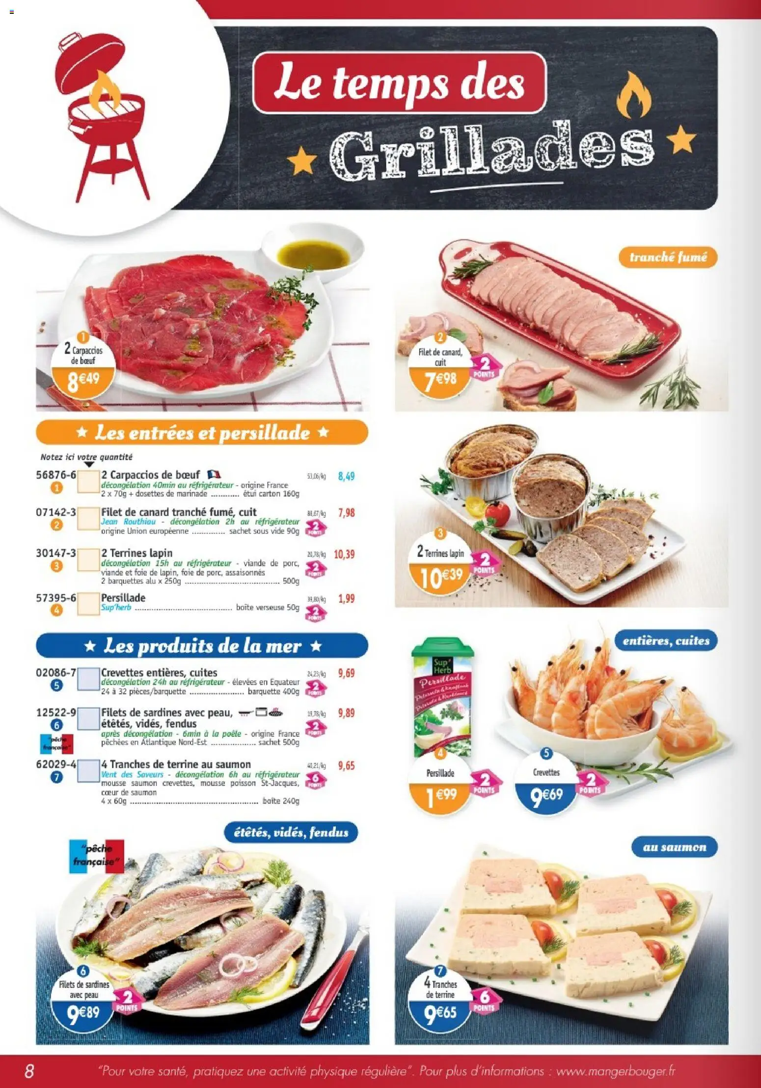 {H1} | Page: 8 | Produits: Étui, Sardines, Poisson, Saumon