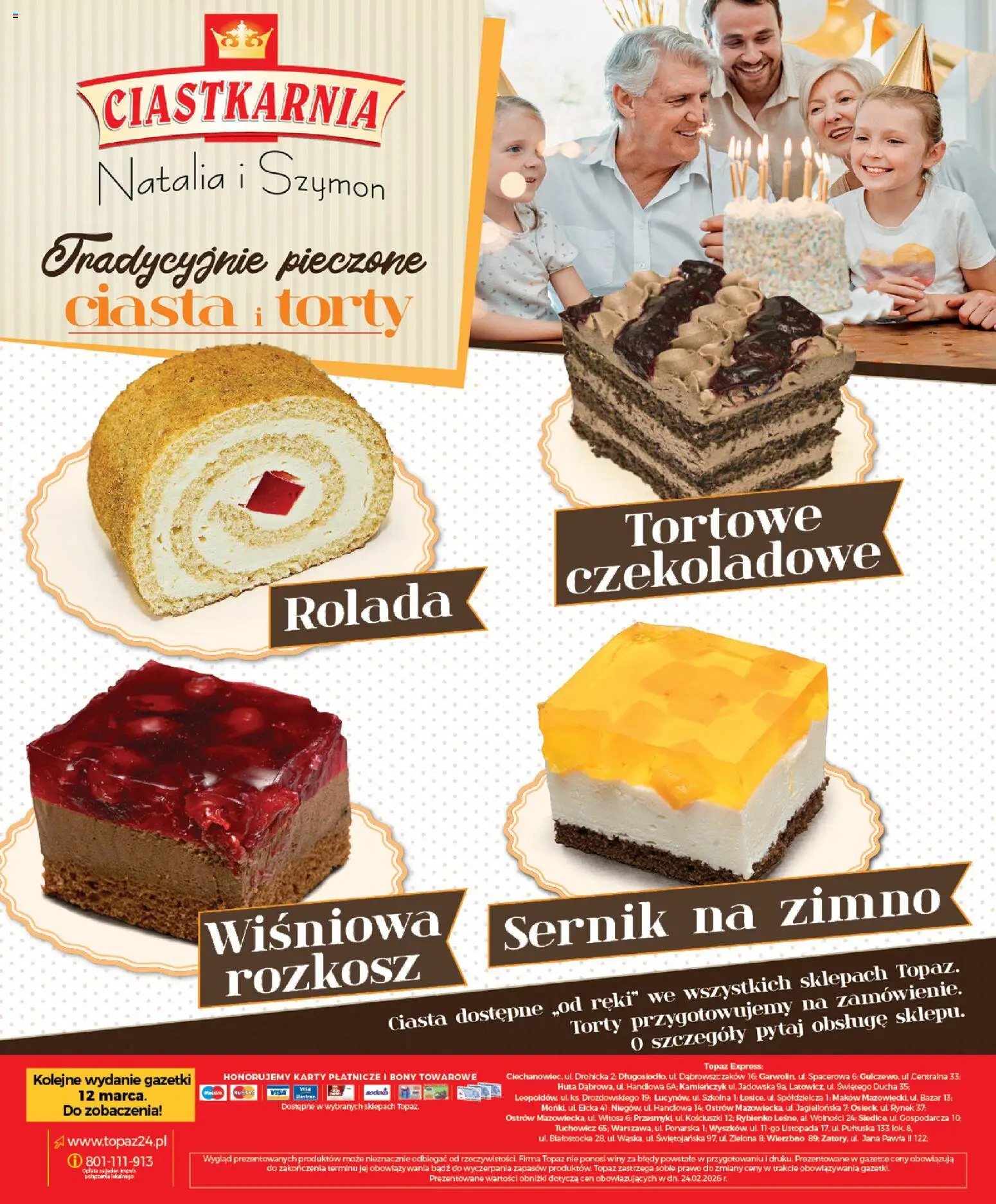 Topaz gazetka - Express od 05.03.2026 | Strona: 28 | Produkty: Rolada