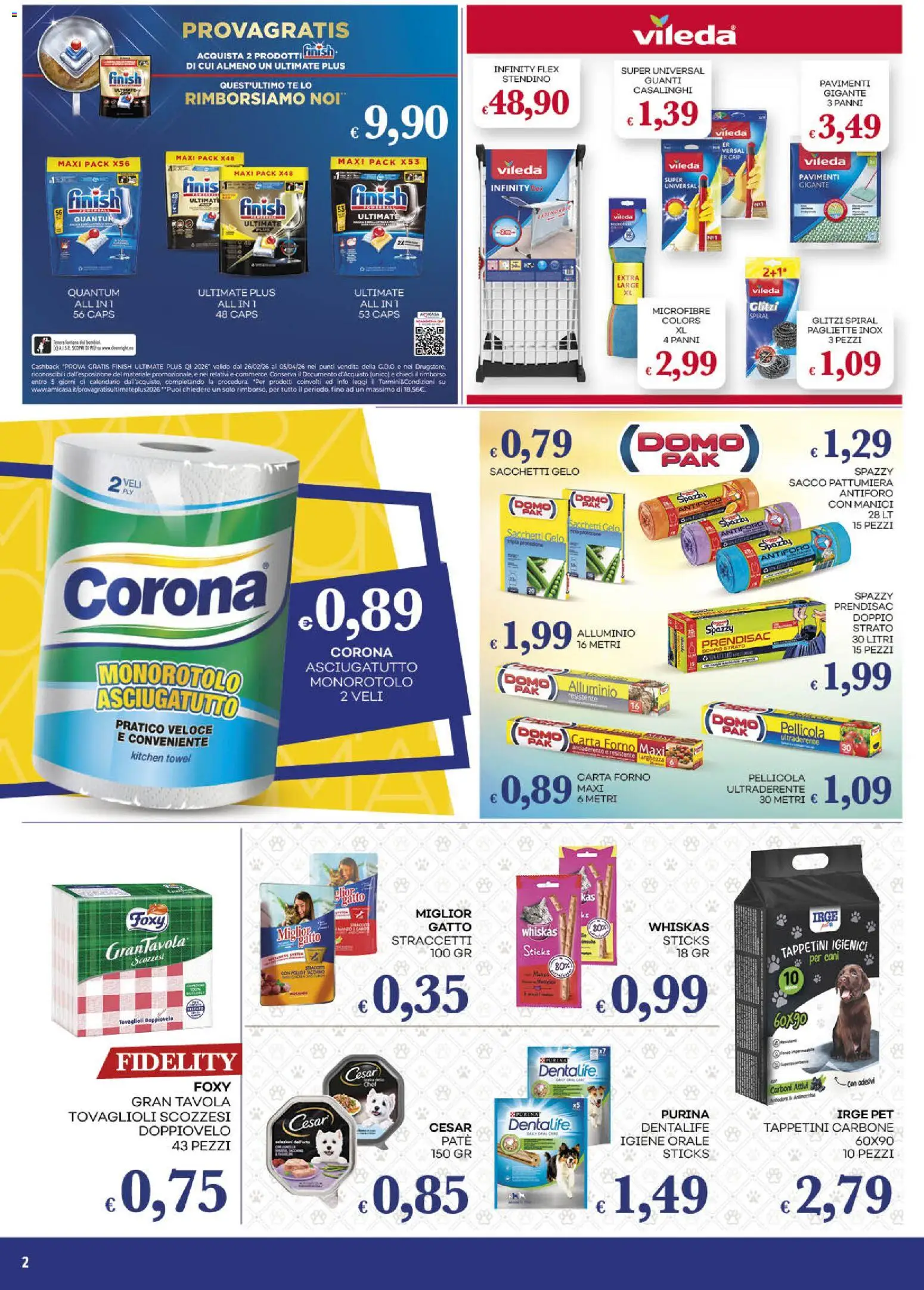 Volantino Pilato del 03.03.2026 | Pagina: 2 | Prodotti: Guanti, Pattumiera, Forno, Carta forno