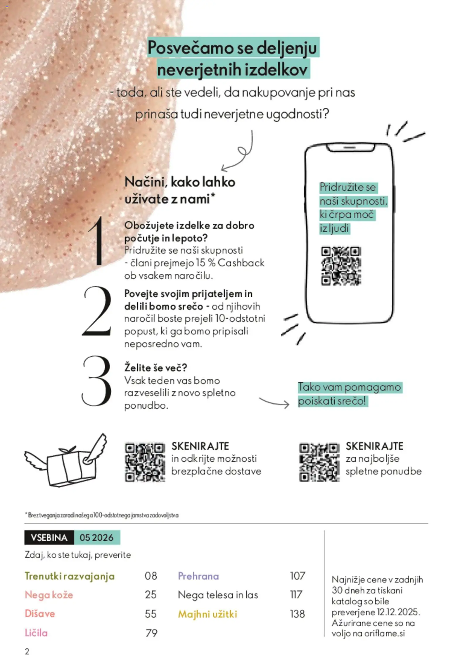 Novi Oriflame katalog ponudbe – veljaven od 01.04.2026 | Stran: 1 | Izdelki: Licila