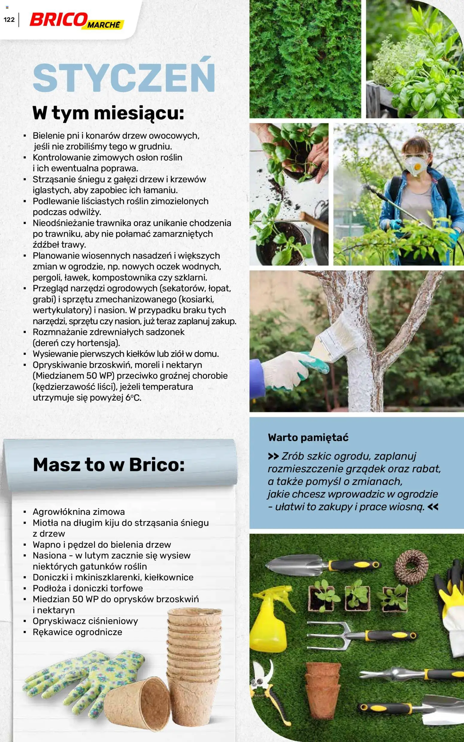 Brico Marché gazetka - Wiosna od 04.03.2026 | Strona: 122 | Produkty: Pędzel, Opryskiwacz, Nasiona, Doniczki