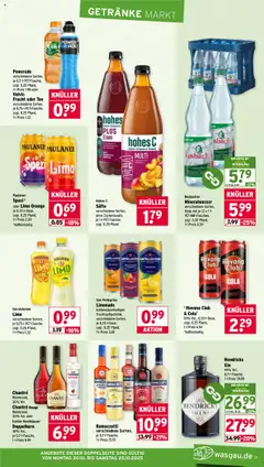 Wasgau Prospekt 	 ab 20.10.2025 gültig | Seite: 13 | Produkte: Havana club, Cola, Mineralwasser, Paulaner