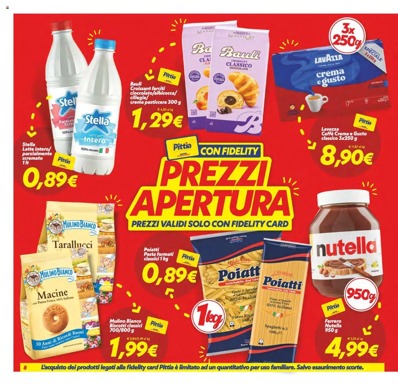 Volantino SuperConveniente del 18.09.2025 | Pagina: 8 | Prodotti: Crema, Cioccolato, Pasta, Penne