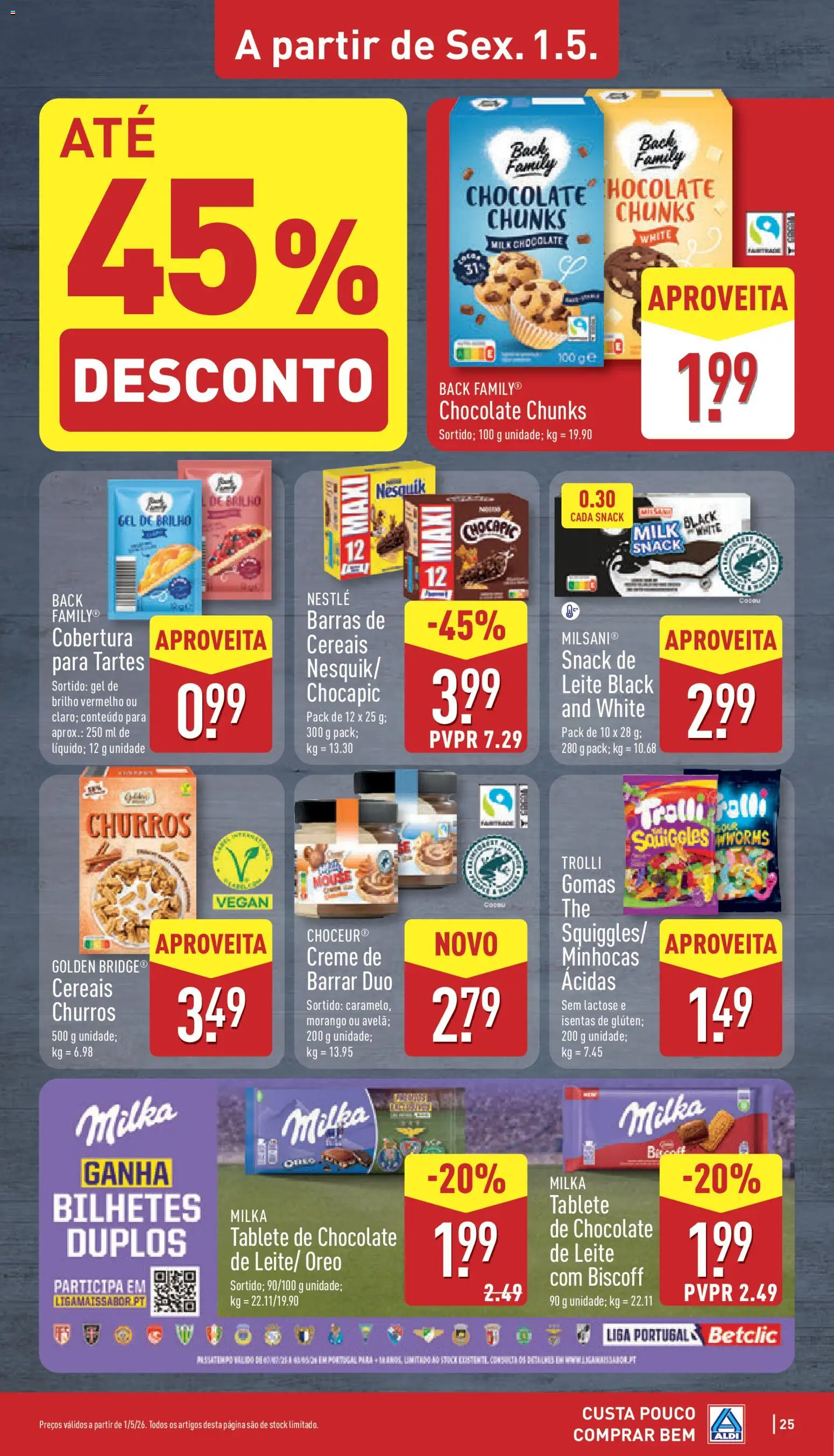 Aldi folheto | 27/04/2026 |  🎉 Como obter um desconto limitado? Poupe ainda hoje! | Portugal