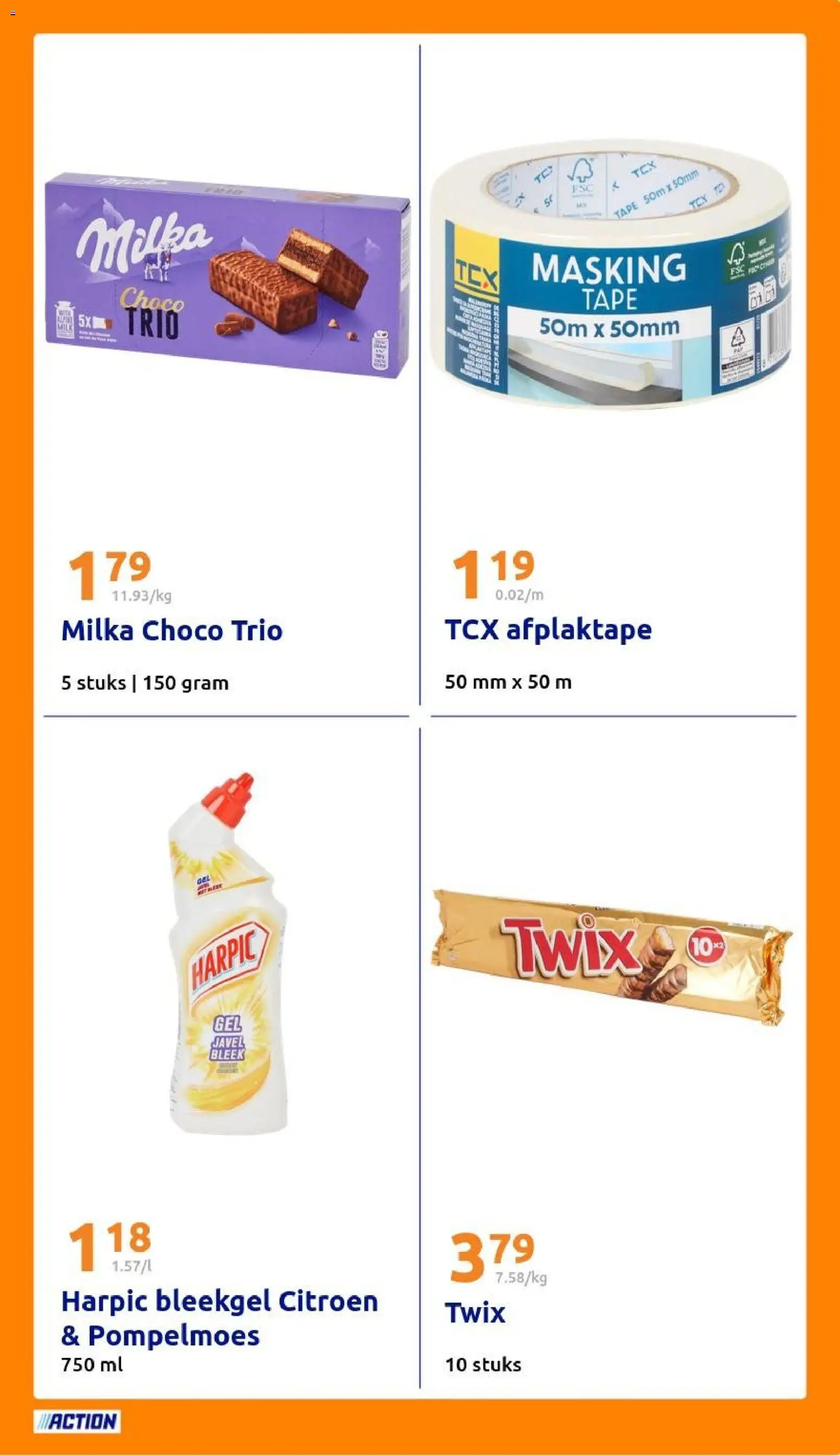 {H1} | Pagina: 19 | Producten: Citroen, Twix, Tape