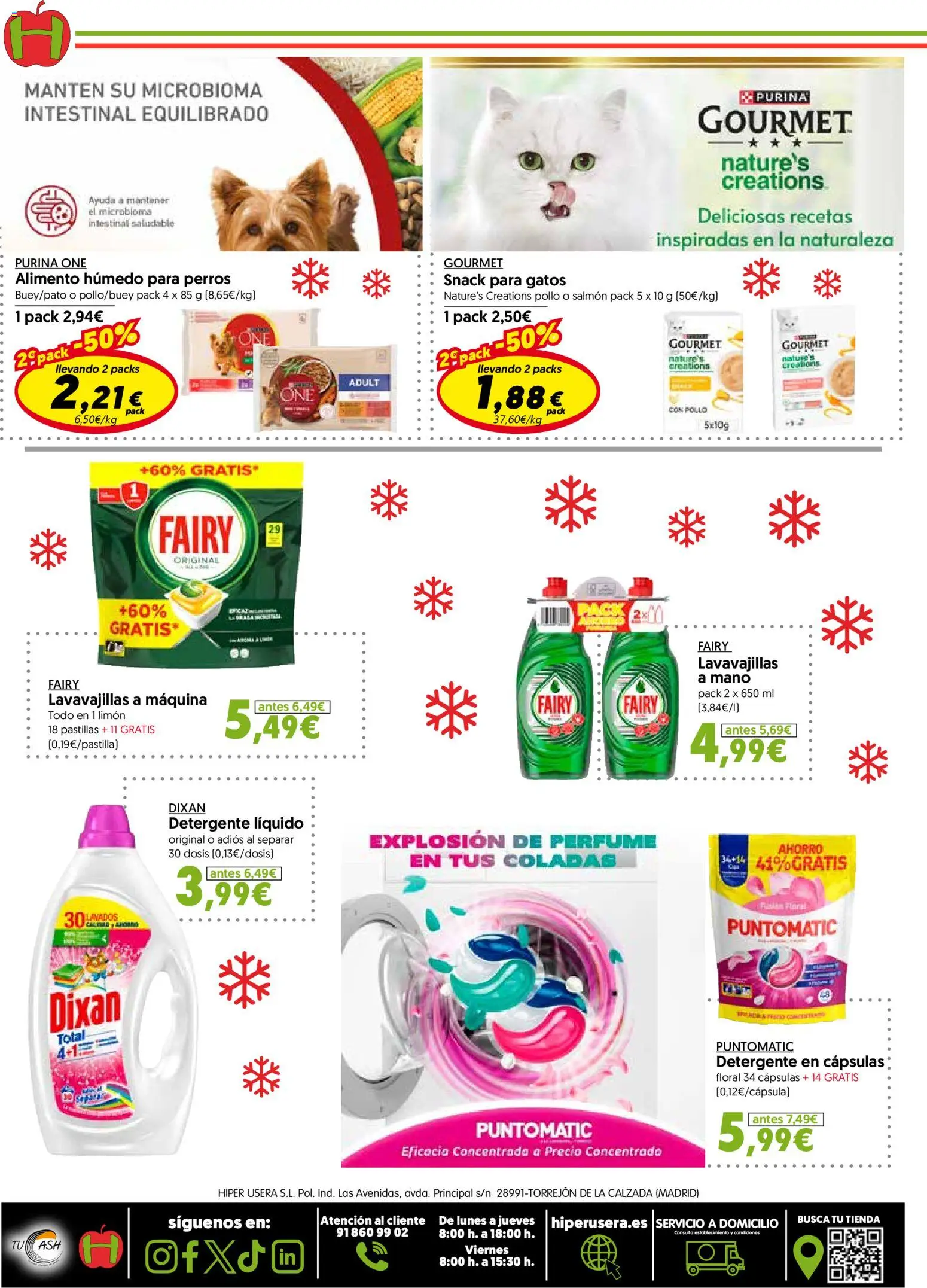 Hiper Usera folleto │ válido desde el 17.12.2025 | Página: 24 | Productos: Perfume, Detergente, Detergente líquido, Lavavajillas