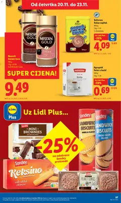 Agragold Šećer u kocki, 500 g - Pregled kataloga iz trgovine Lidl, vrijedi od 17.11.2025 | Stranica: 87