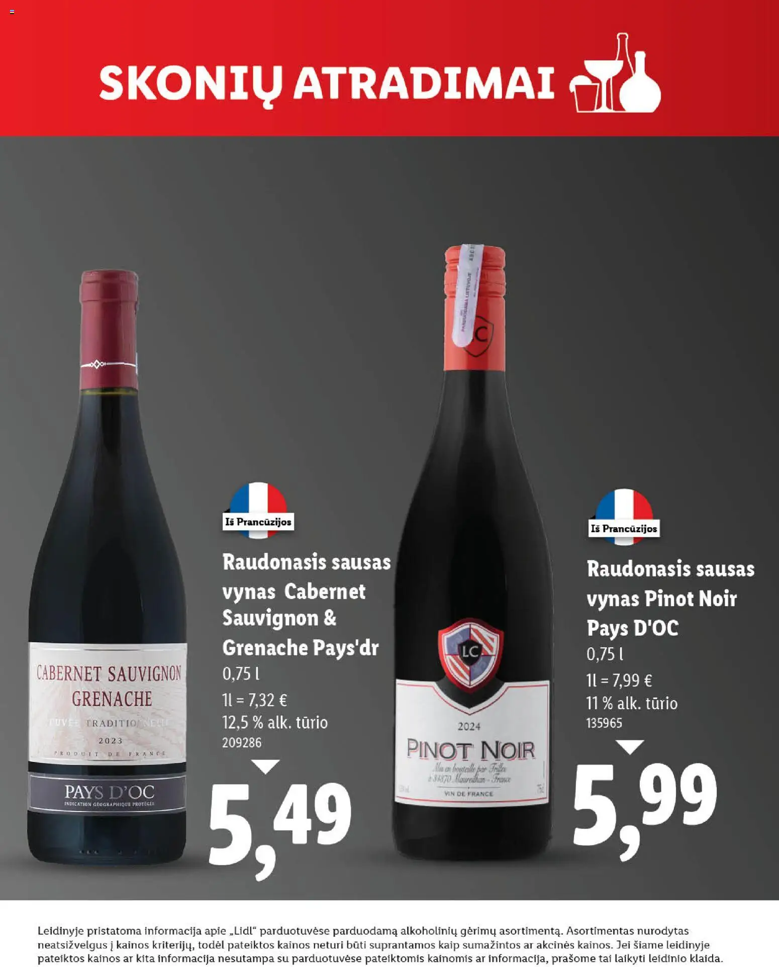 LIDL akcijos nuo 19.11.2025 | Puslapis: 25 | Prekių: Vynas