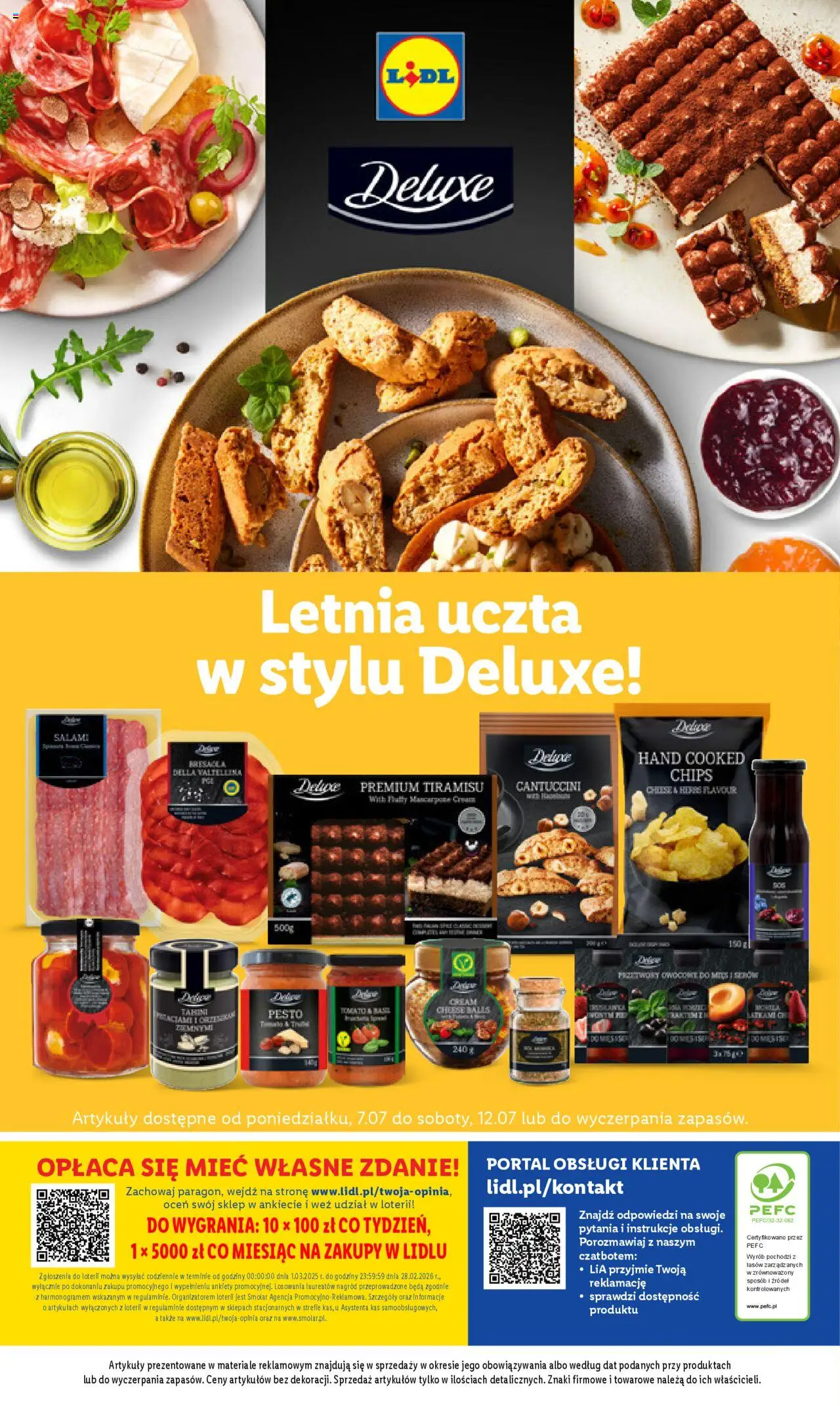 Lidl Katalog od 07.07.2025 | Strona: 46 | Produkty: Cream cheese, Tiramisu, Bruschetta, Cantuccini
