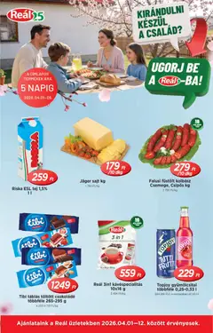 Reál akciós újság - amely érvényes a következő dátumtól: 01.04.2026