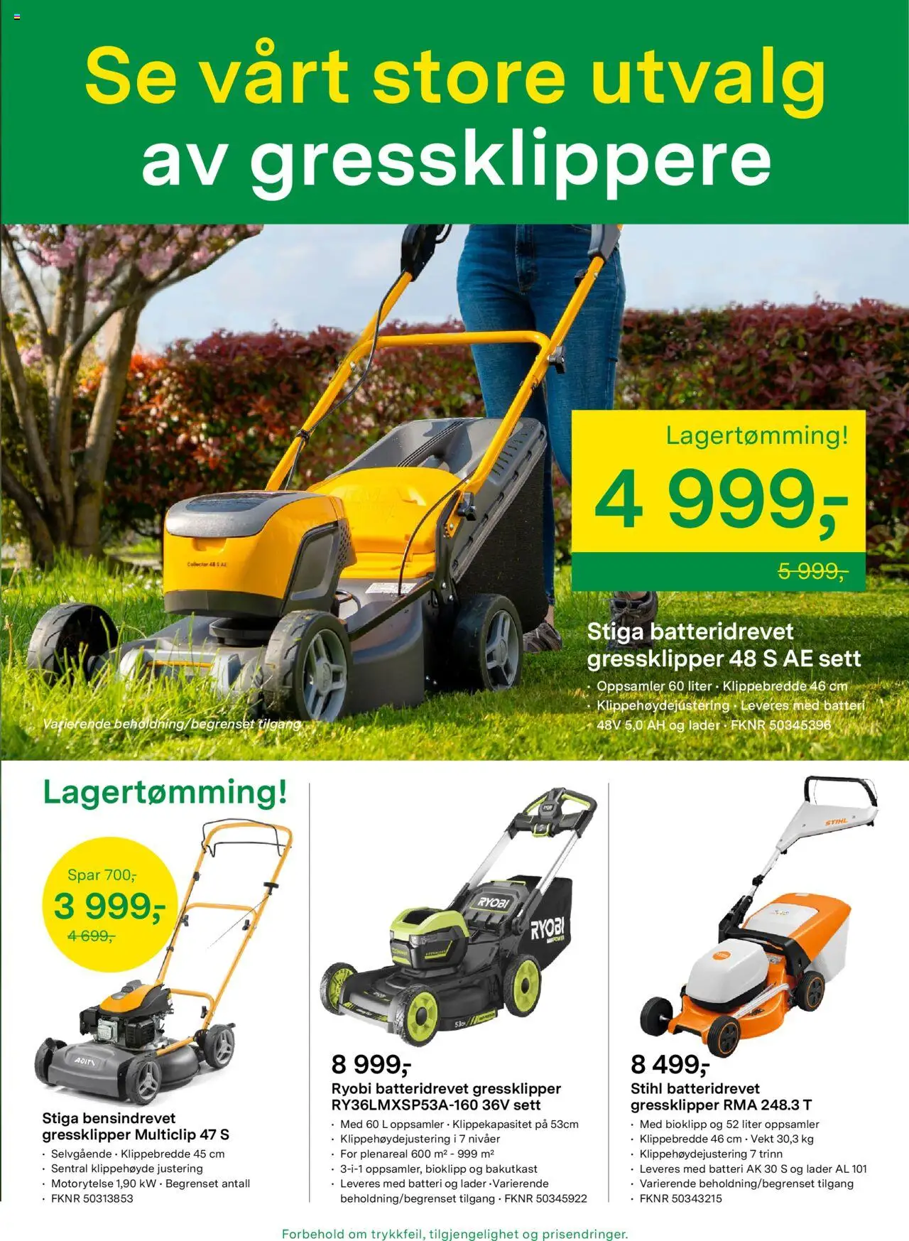  | Side: 3 | Produkter: Dartpilar, Vekt, Gressklipper, Batteri