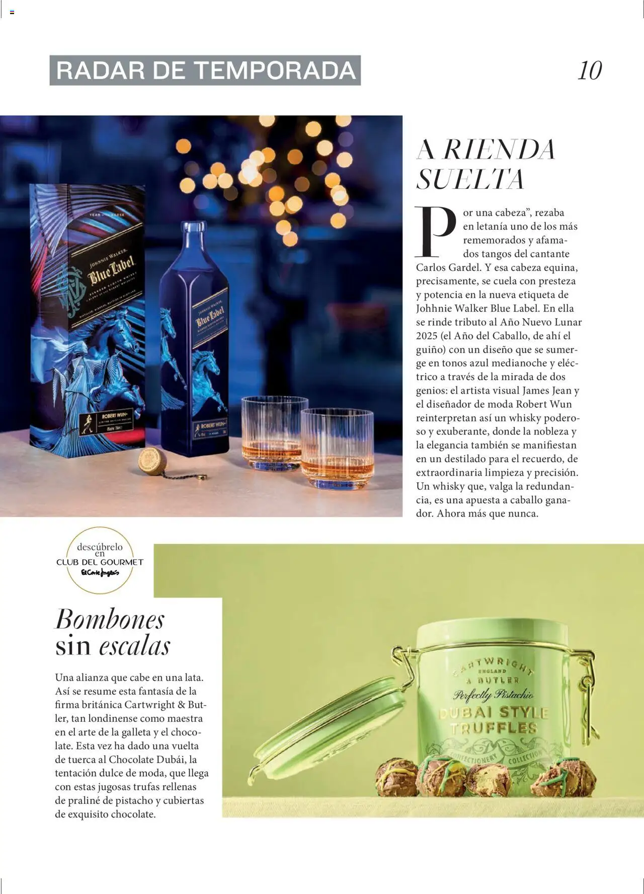 El Corte Inglés ofertas │ válido desde el 26.09.2025 | Página: 10 | Productos: Chocolate, Whisky