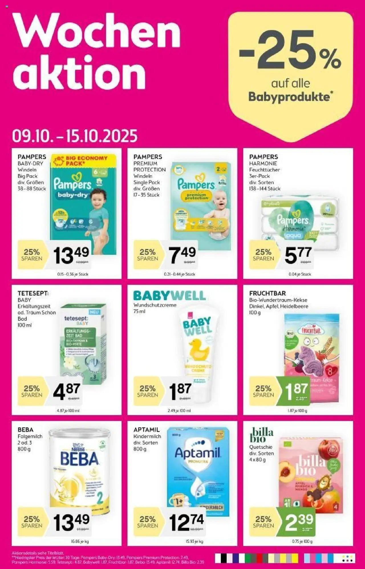 Bipa Flugblatt gültig ab 09.10.2025 | Seite: 10 | Produkte: Bad, Pampers