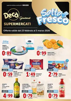Anteprima del volantino Decò Gourmet - Roma catalogo valido a partire dal 23.02.2026