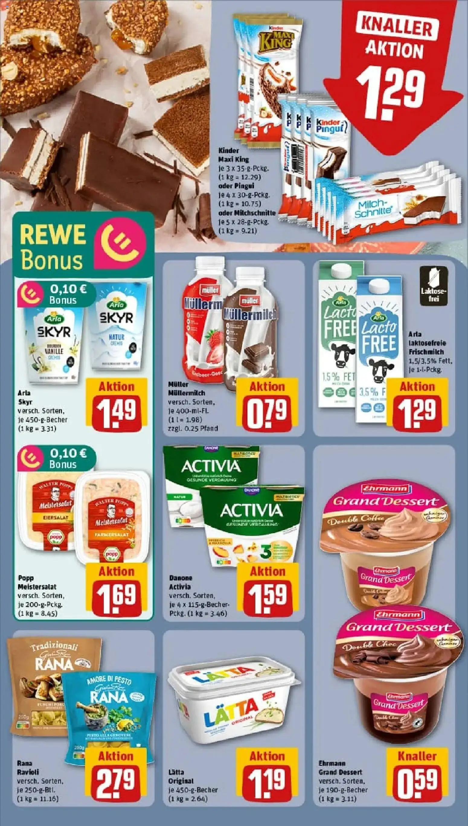 Rewe prospekt An Der Schmücke	 – gültig ab 02.02.2026 | Seite: 17 | Produkte: Danone activia, Arla skyr, Lätta, Pasta