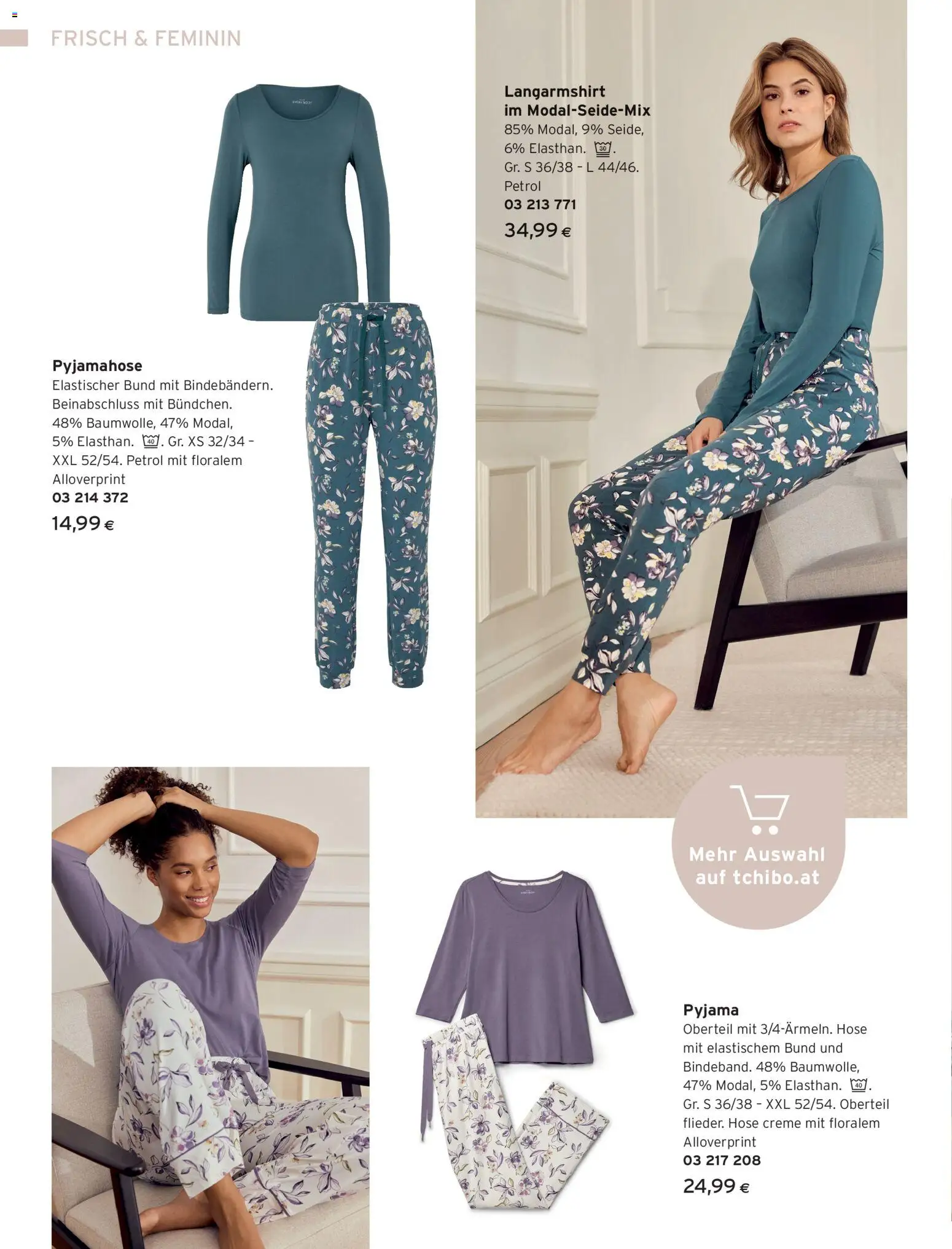 Tchibo Eduscho - Katalog Frühling 2026 gültig ab 23.03.2026 | Seite: 40 | Produkte: Hose, Pyjama, Creme