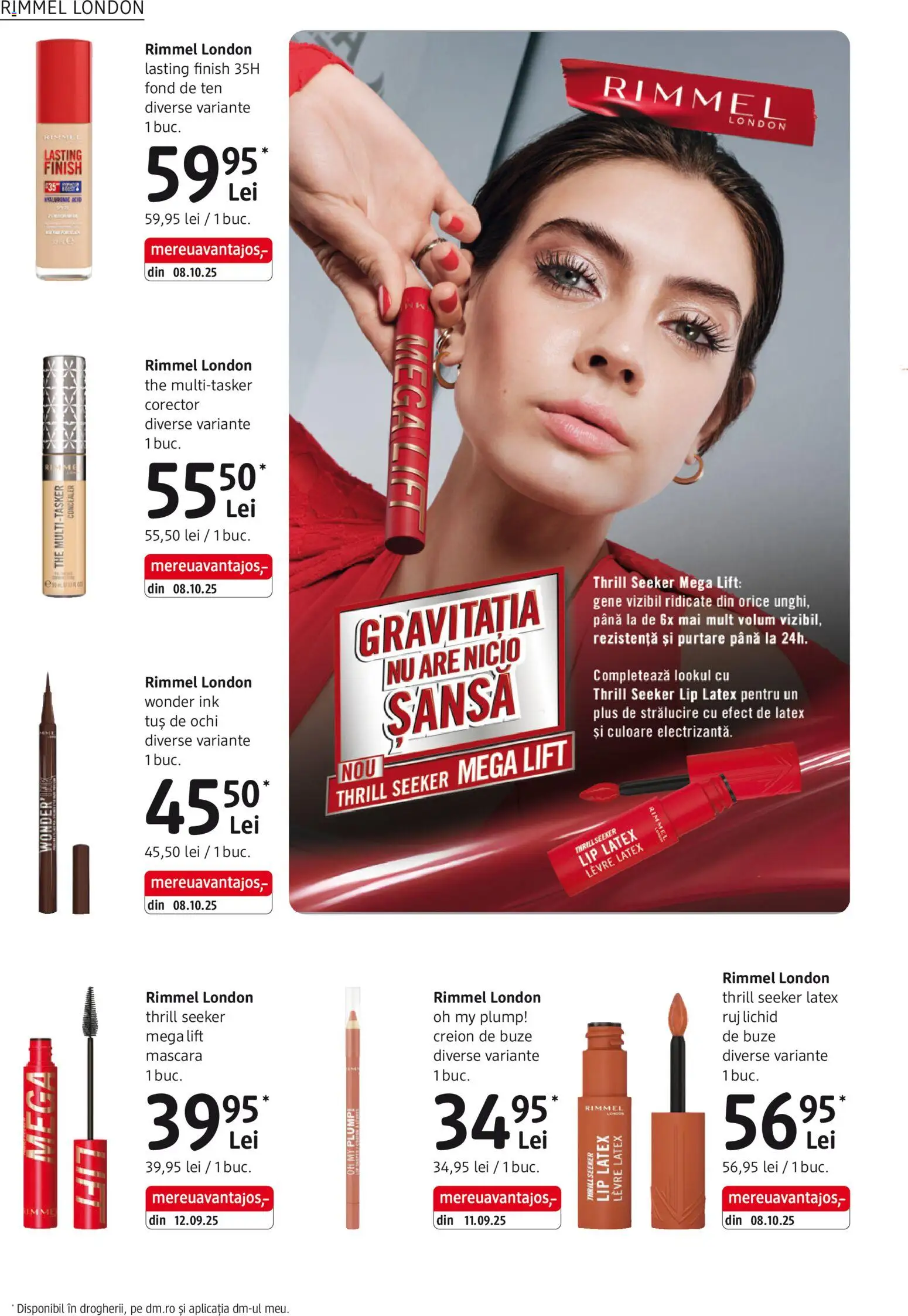 Noul catalog DM drogeriemarkt – valabil de la 05.02.2026 | Pagină: 10 | Produse: Concealer, Mascara, Tuș de ochi, Ruj