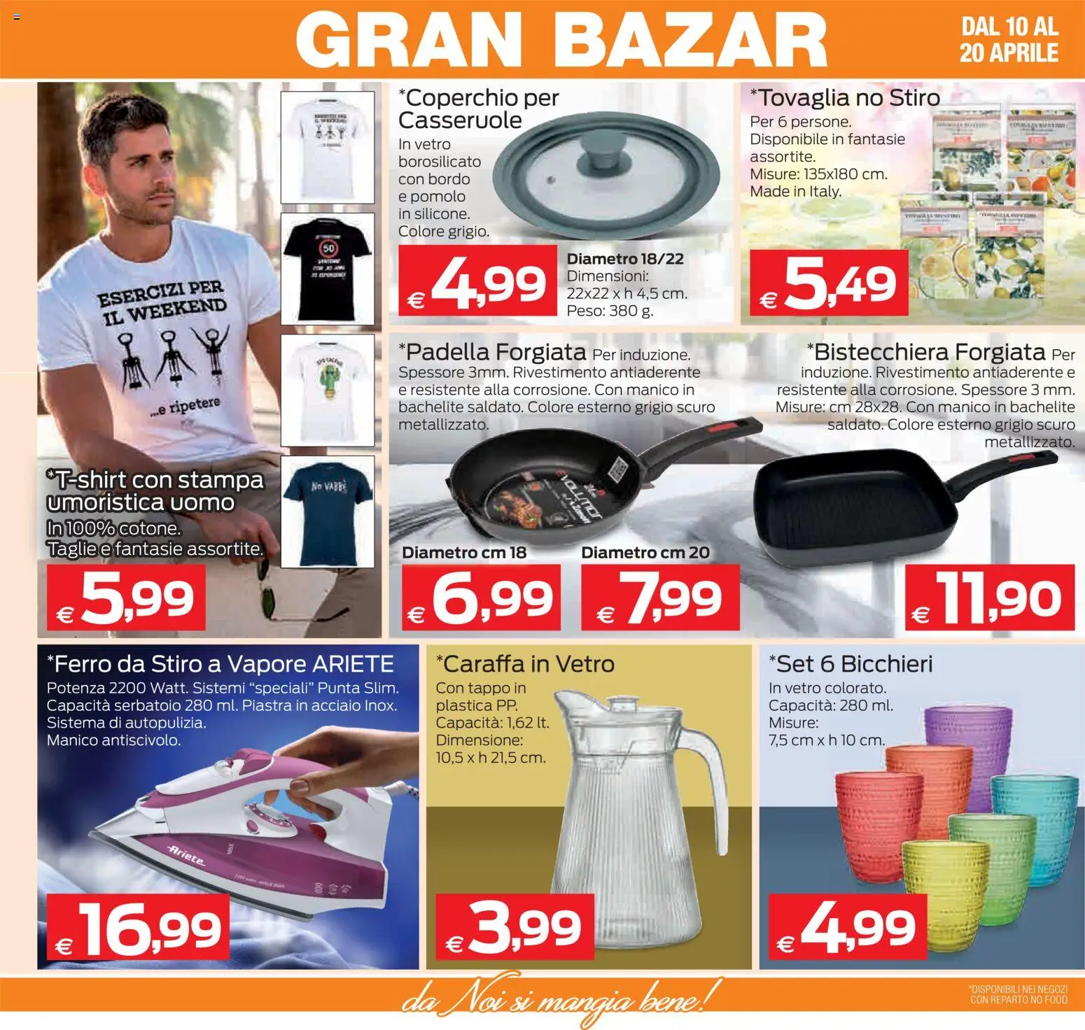 Volantino Prix del 10.04.2026 | Pagina: 21 | Prodotti: Bistecchiera, Stampa