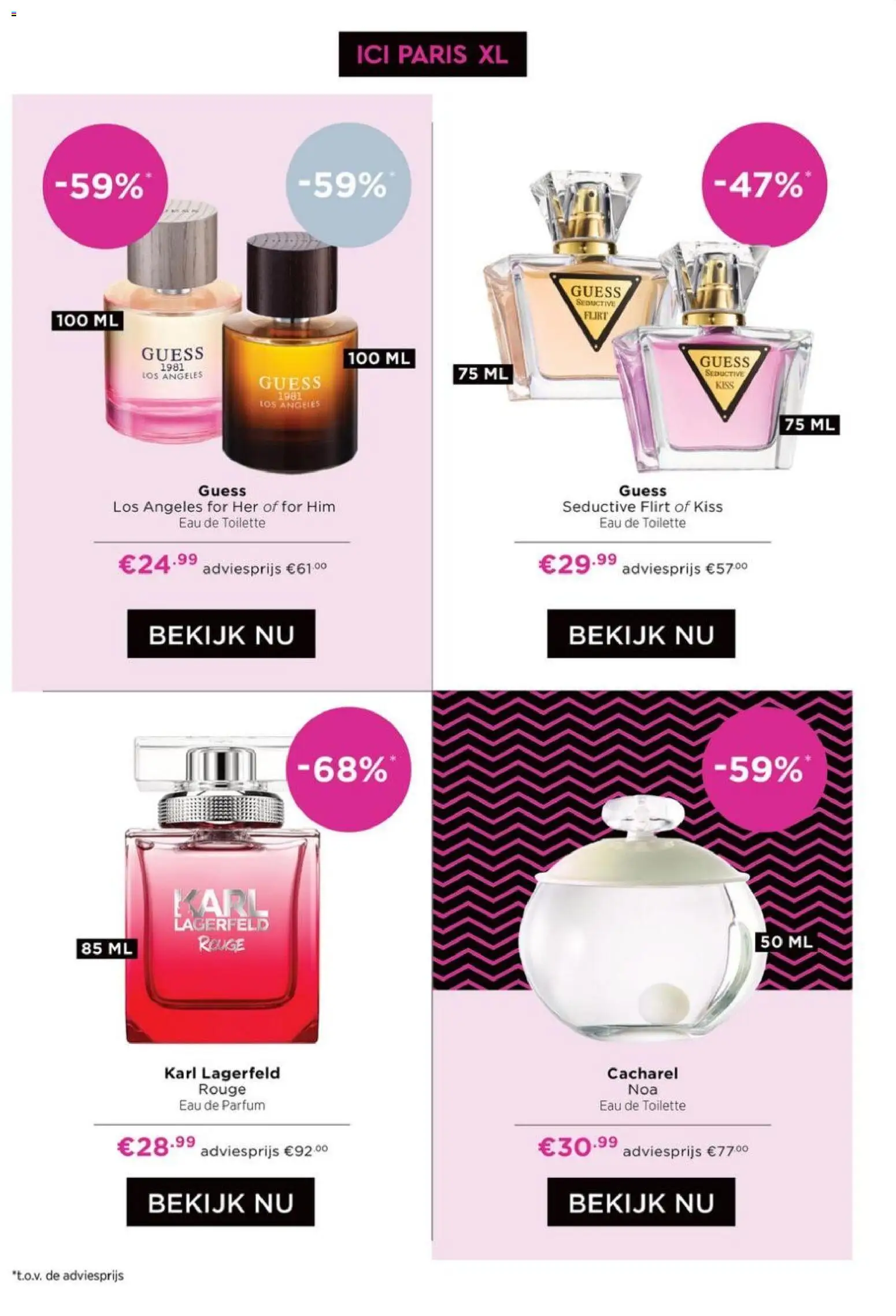 {H1} | Pagina: 3 | Producten: Parfum, Eau de toilette