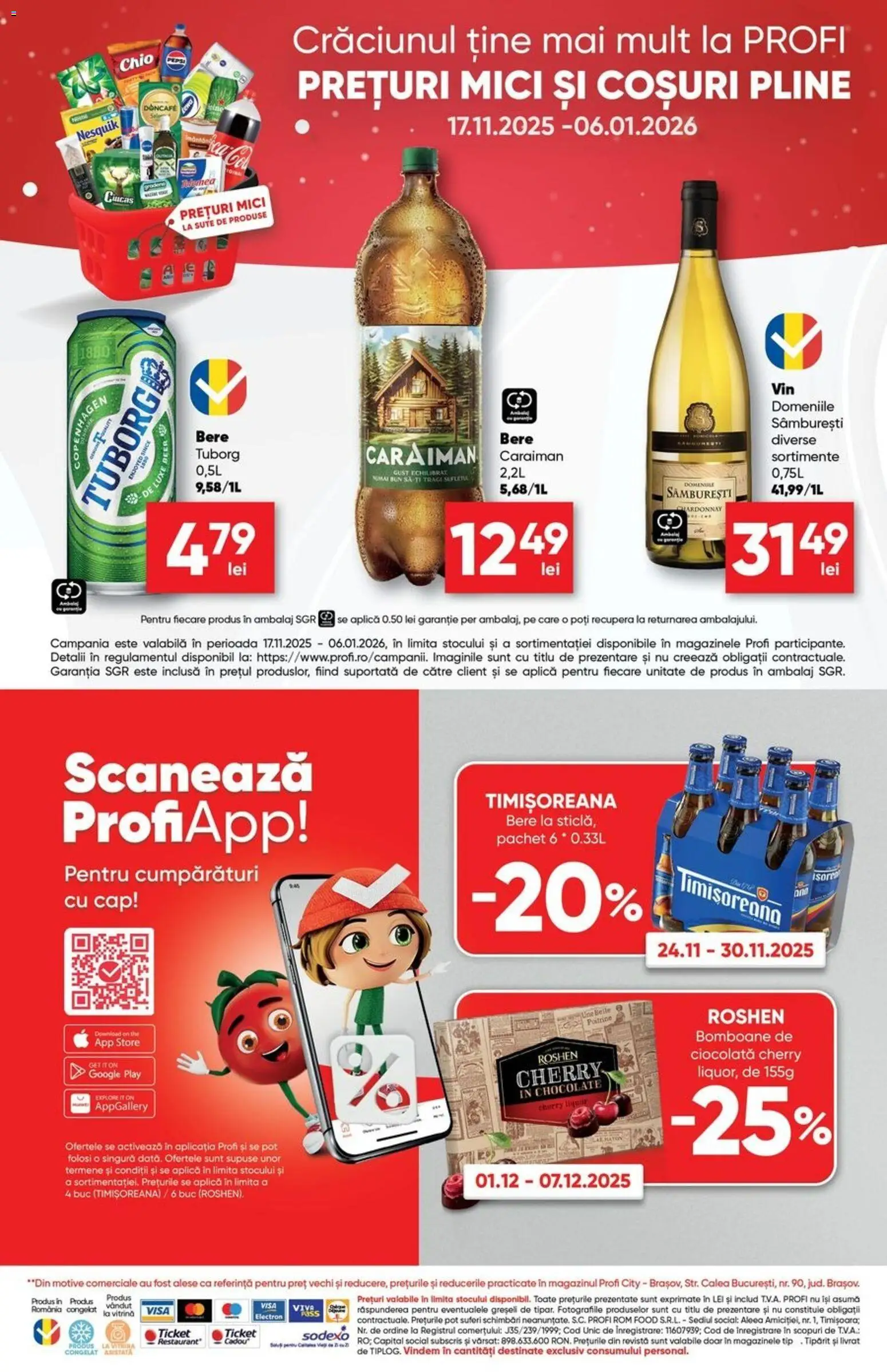 Noul catalog Profi – valabil de la 26.11.2025 | Pagină: 9 | Produse: Vitrină, Ciocolată, Rom, Bomboane