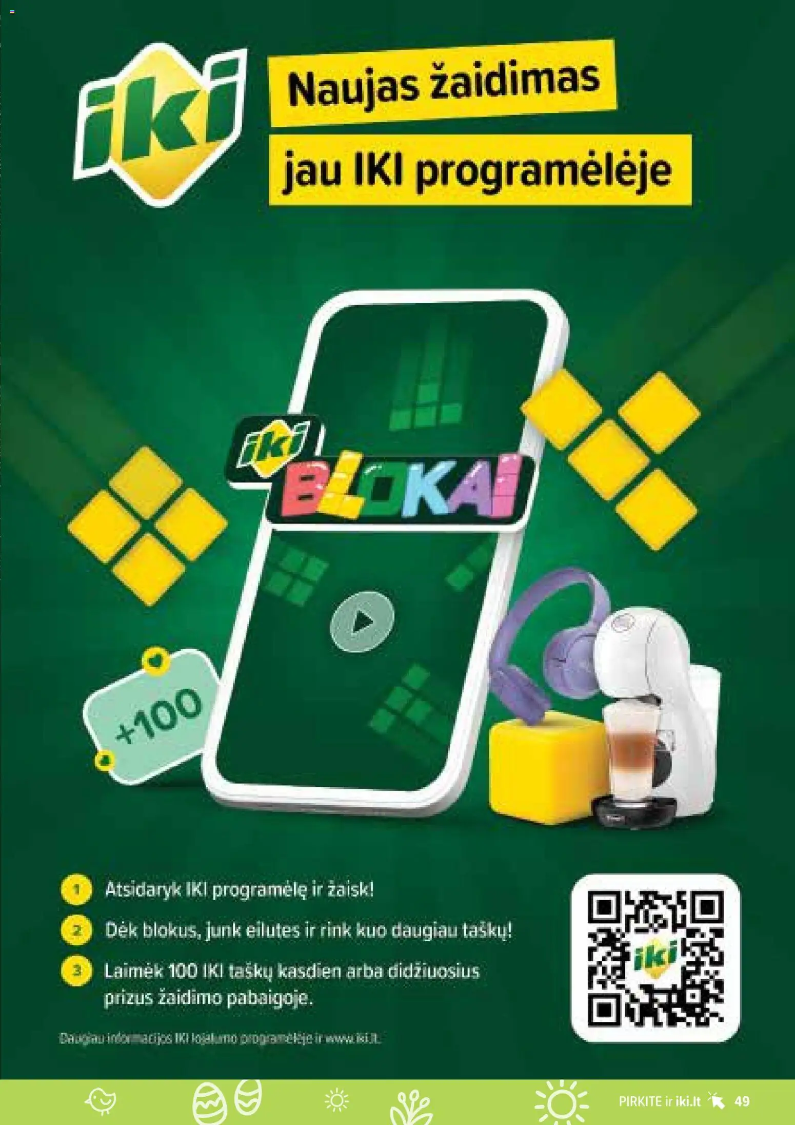 IKI akcijos nuo 23.03.2026 | Puslapis: 49 | Prekių: Žaidimas