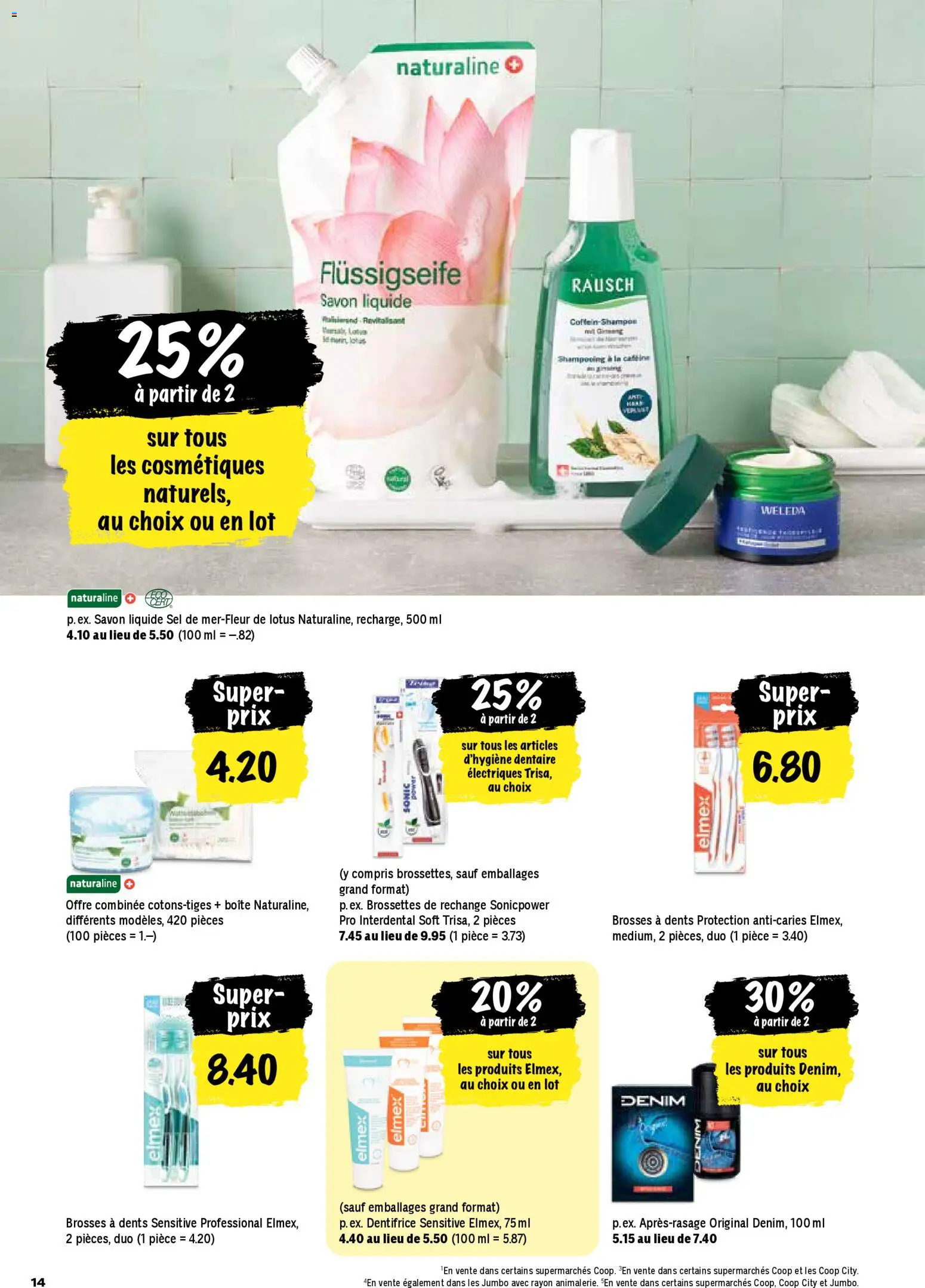 Coop aktionen FR – gültig ab 19.03.2026 | Seite: 14 | Produkte: Shampoo