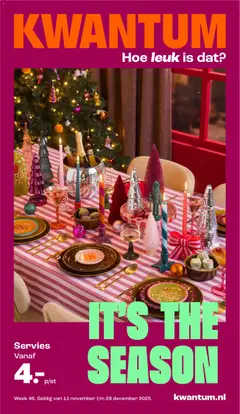 Kwantum - Kerstcollectie - Voorbeeld van een folder van Kwantum, geldig van 11.11.2025