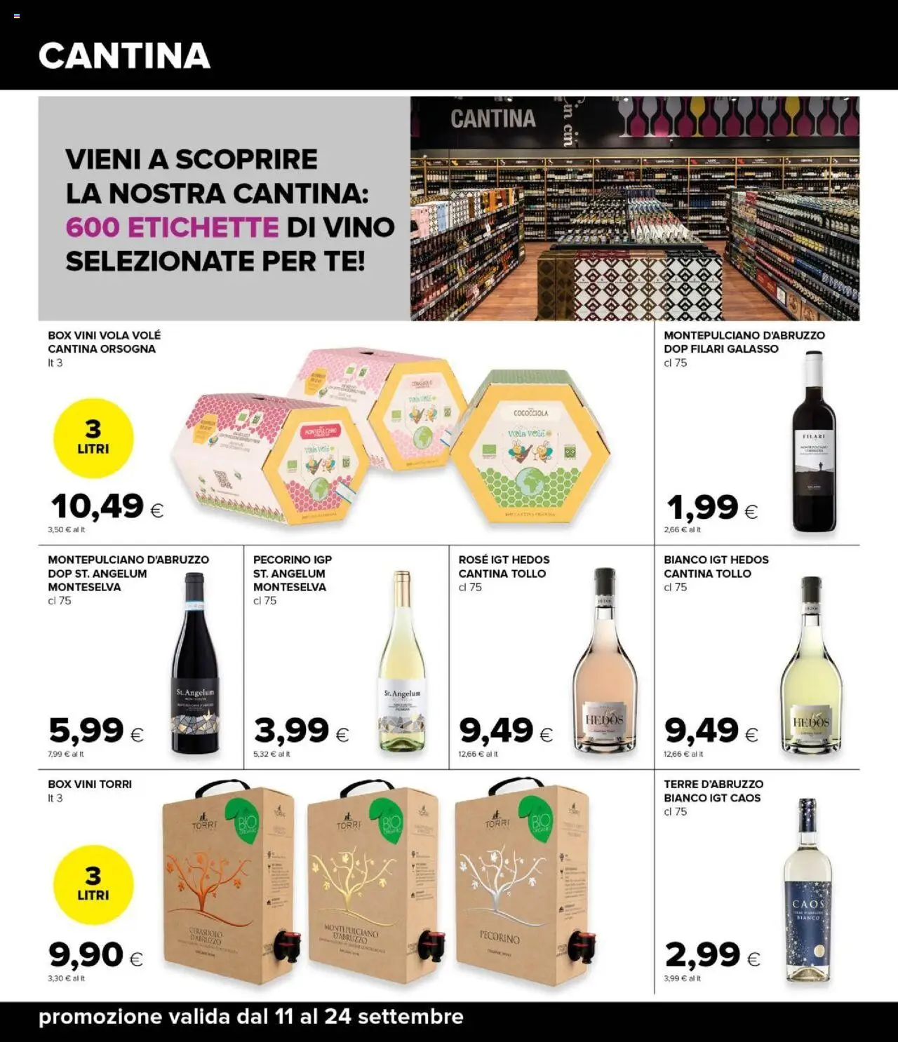 Volantino Oasi del 11.09.2025 | Pagina: 32 | Prodotti: Tè, Vino, Pecorino