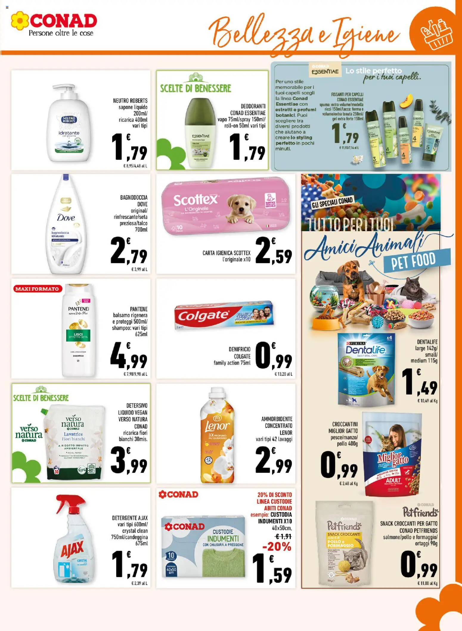 Volantino Conad del 08.04.2026 | Pagina: 13 | Prodotti: Balsamo, Pollo, Detergente, Formaggio