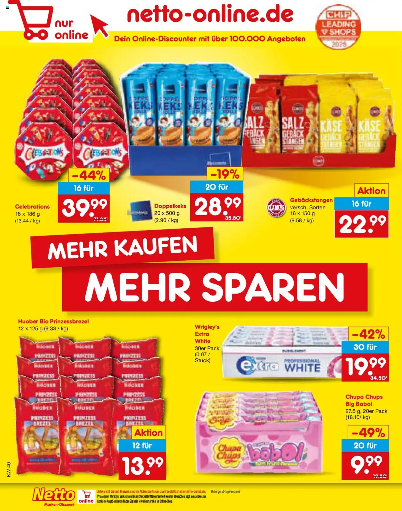 Netto Marken-Discount Prospekt 	 – gültig ab 29.09.2025 | Seite: 54 | Produkte: Käse, Celebrations, Salz