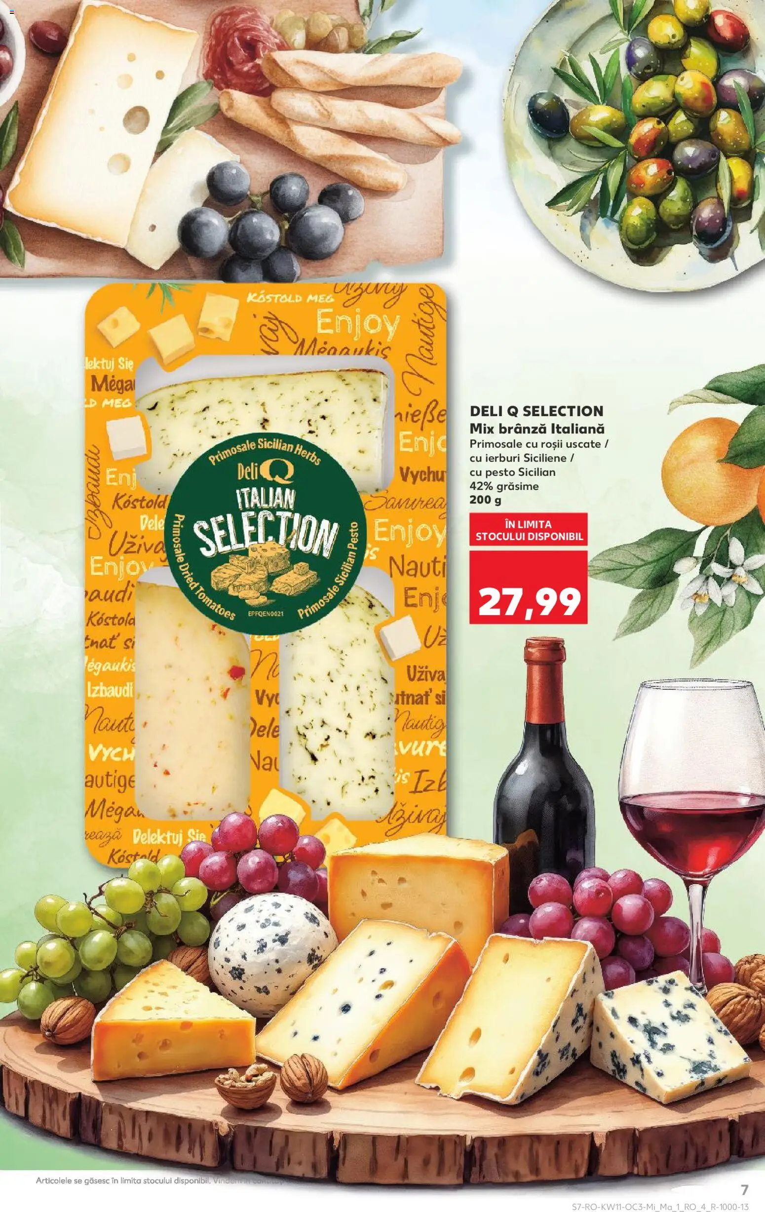 Kaufland RO akciós ujság - amely érvényes a következő dátumtól: 11.03.2026 | Oldal: 7 | Termékek: Pesto