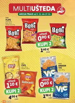 Multiušteda Studenac - Pregled kataloga iz trgovine Studenac, vrijedi od 05.11.2025 | Stranica: 6 | Proizvodi: Flips, Paprika, Čips, Luk