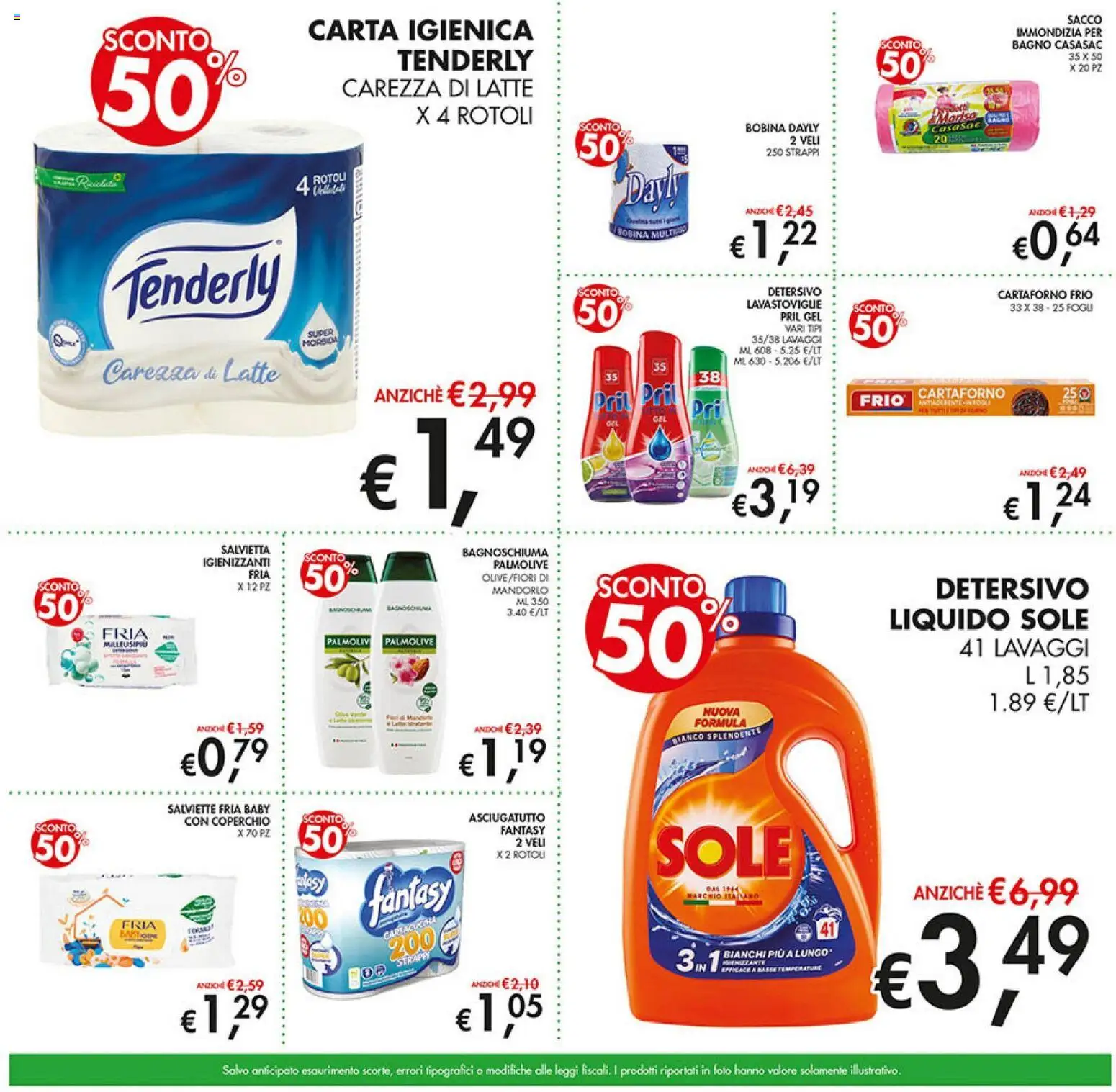 Volantino Coal del 23.04.2026 | Pagina: 5 | Prodotti: Carta igienica, Latte, Lavastoviglie, Bagno