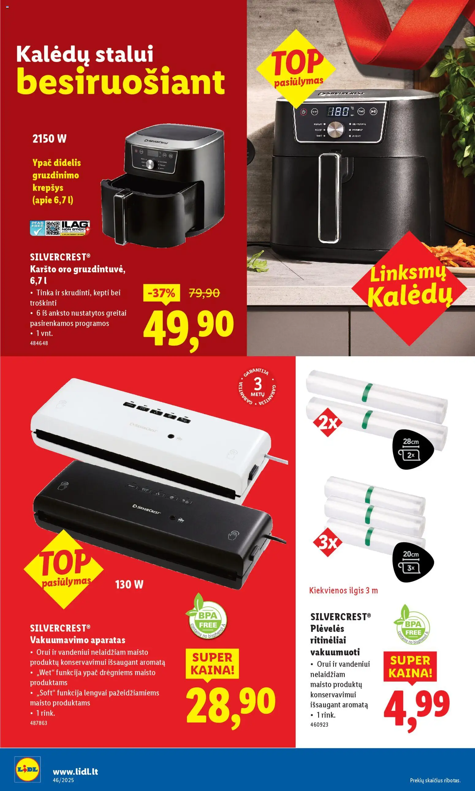 LIDL akcijos nuo 10.11.2025 | Puslapis: 24 | Prekių: Krepšys