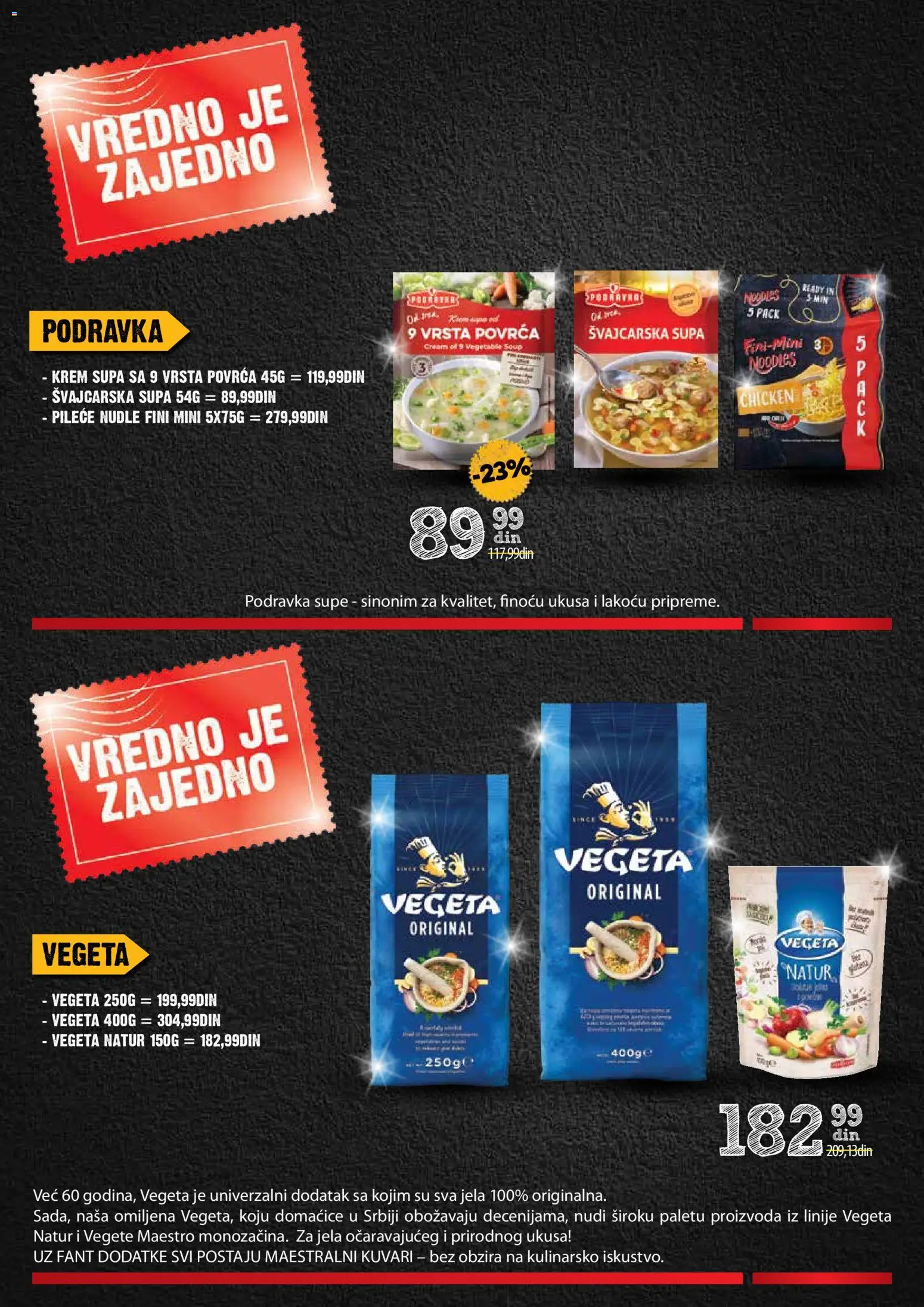 Idea katalog - važi od 13.11.2025 | Strana: 15 | Proizvode: Podravka, Nudle