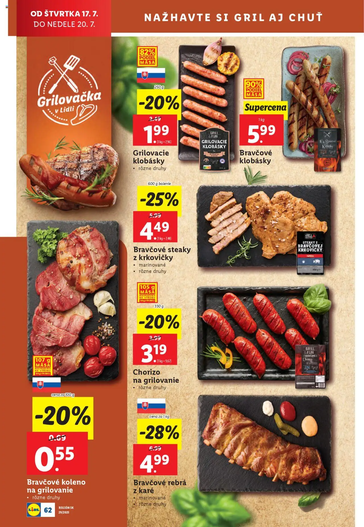 Lidl leták │ platný od 14.07.2025 | Strana: 74 | Produkty: Gril, Bravčové koleno