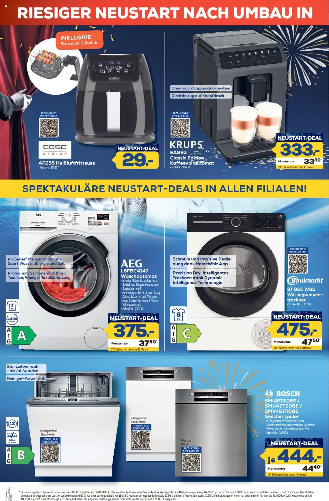 Euronics  Neustart Teil 2 – gültig ab 09.10.2025 | Seite: 4 | Produkte: Bosch, Krups, Geschirrspüler, Kaffeevollautomat