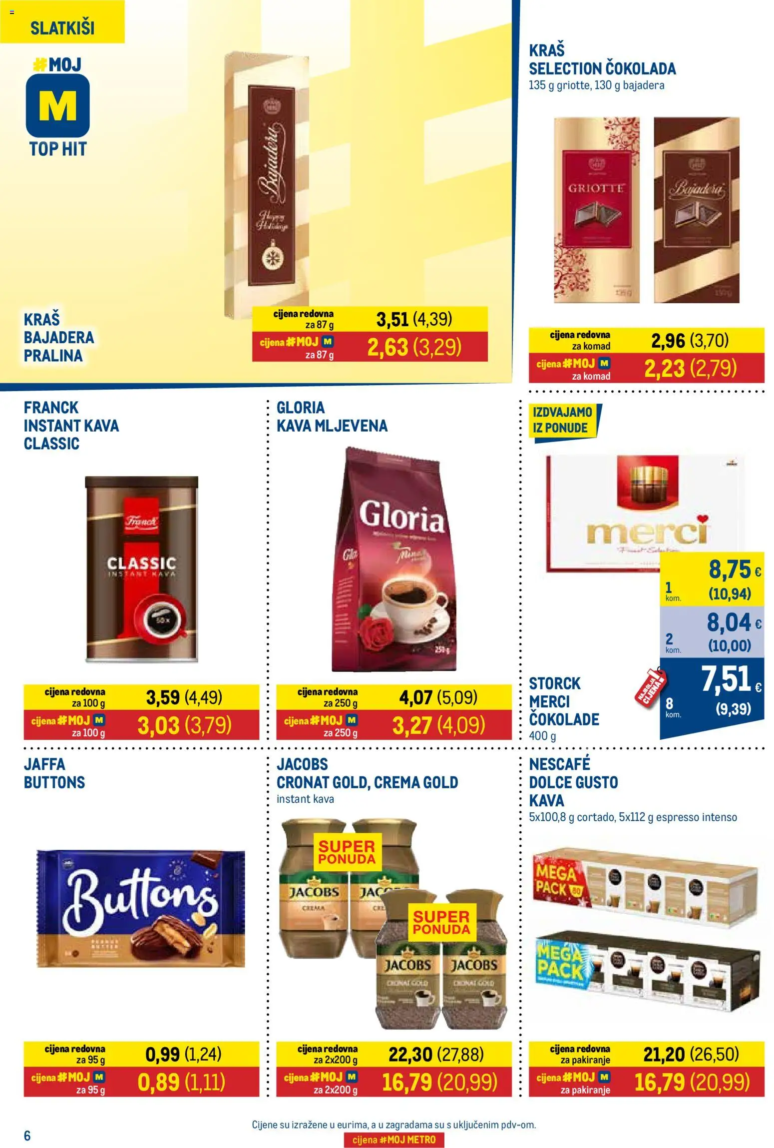 Metro katalog | vrijedi od 02.02.2026 | Stranica: 6 | Proizvodi: Nescafe, Kava, Jacobs, Merci
