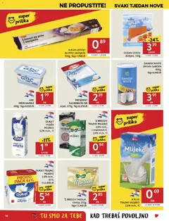 PRESIDENT Zagrebački sir, Svježi Zagrebački sir, 375g - Pregled kataloga iz trgovine Konzum, vrijedi od 07.01.2026 | Stranica: 18