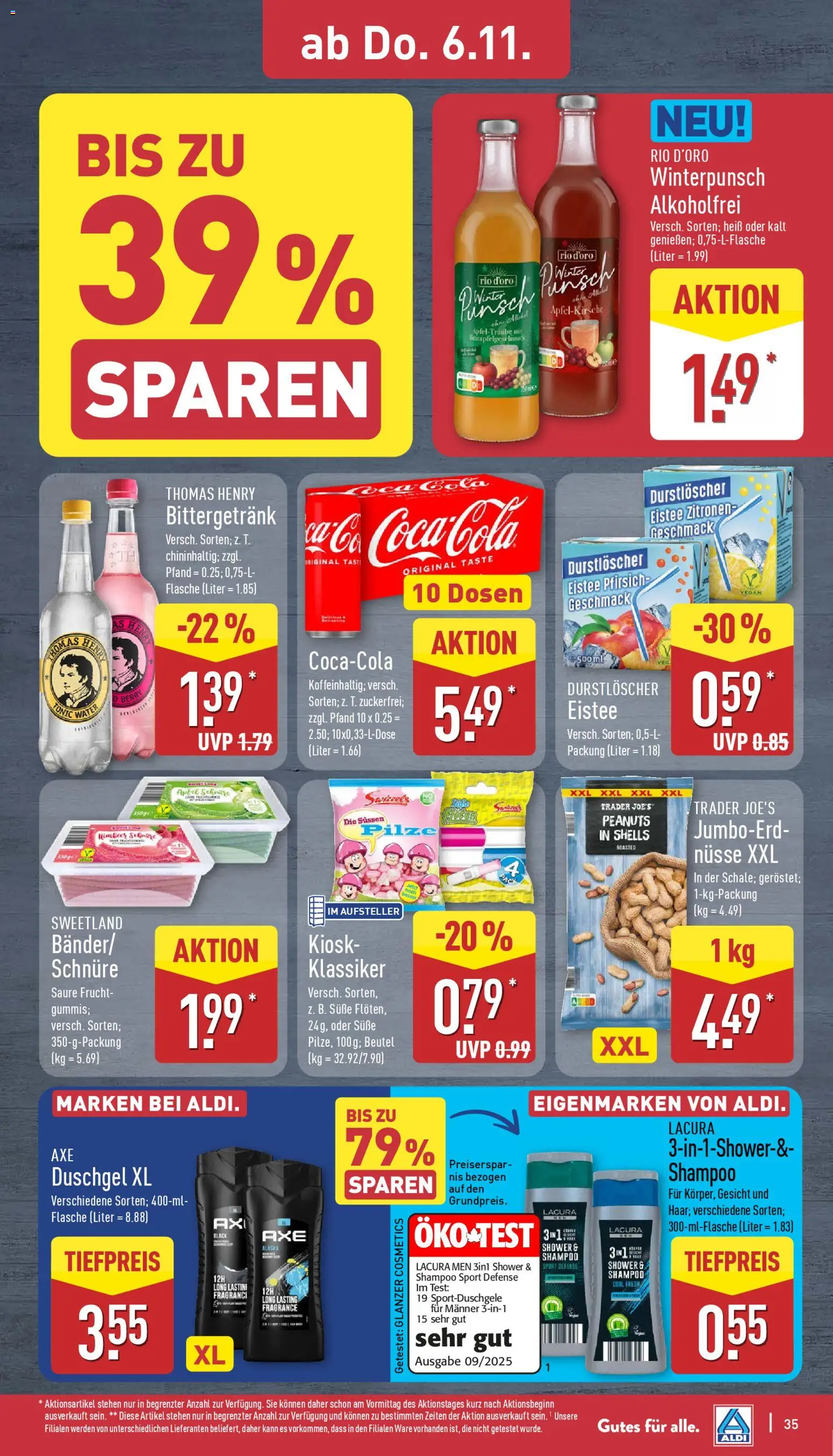 Aldi Prospekt 	 – gültig ab 03.11.2025 | Seite: 39