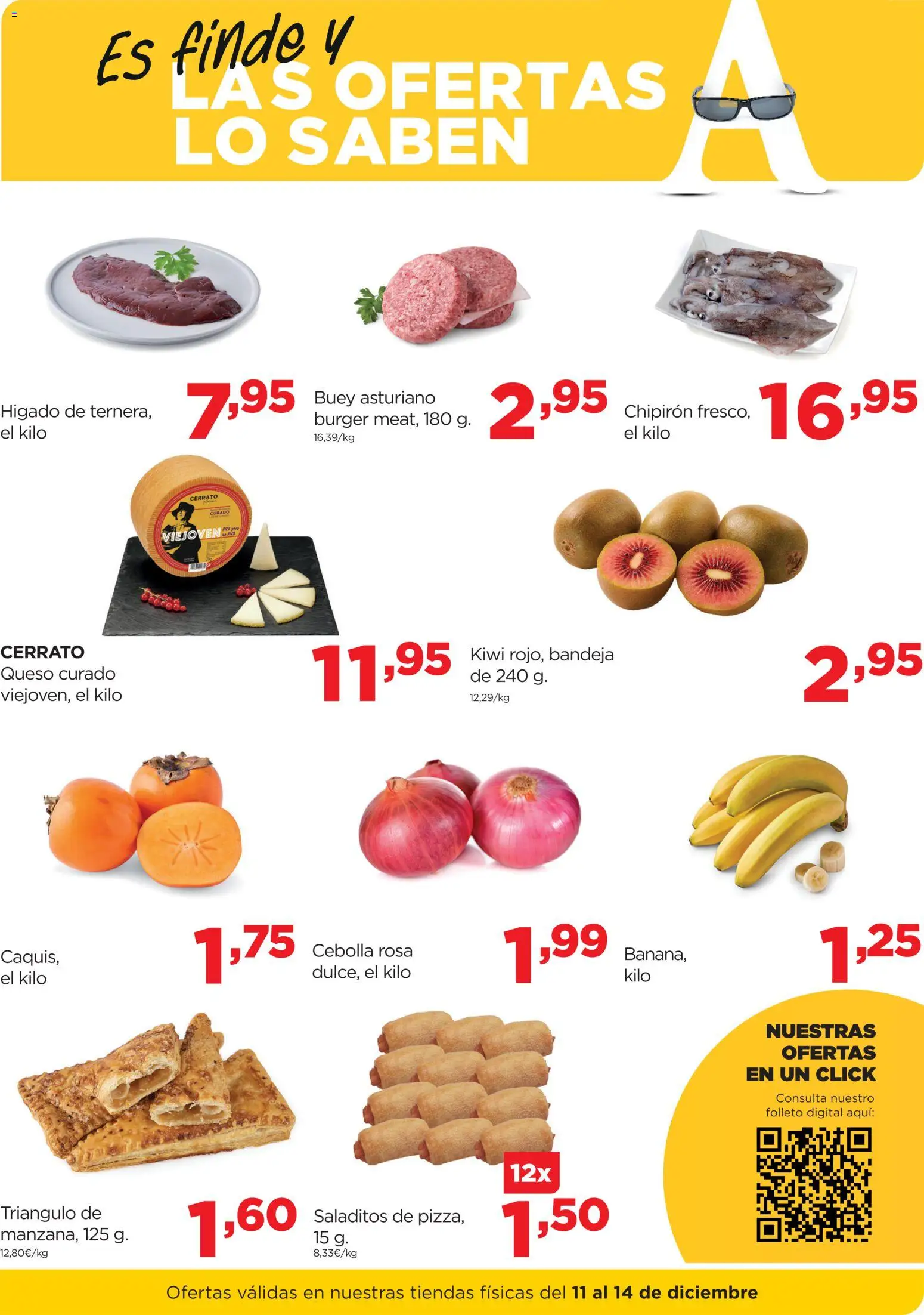 Alimerka - Fin de semana  │ válido desde el 11.12.2025 | Página: 2 | Productos: Queso, Kiwi, Παγωμένο τσάι, Bandeja